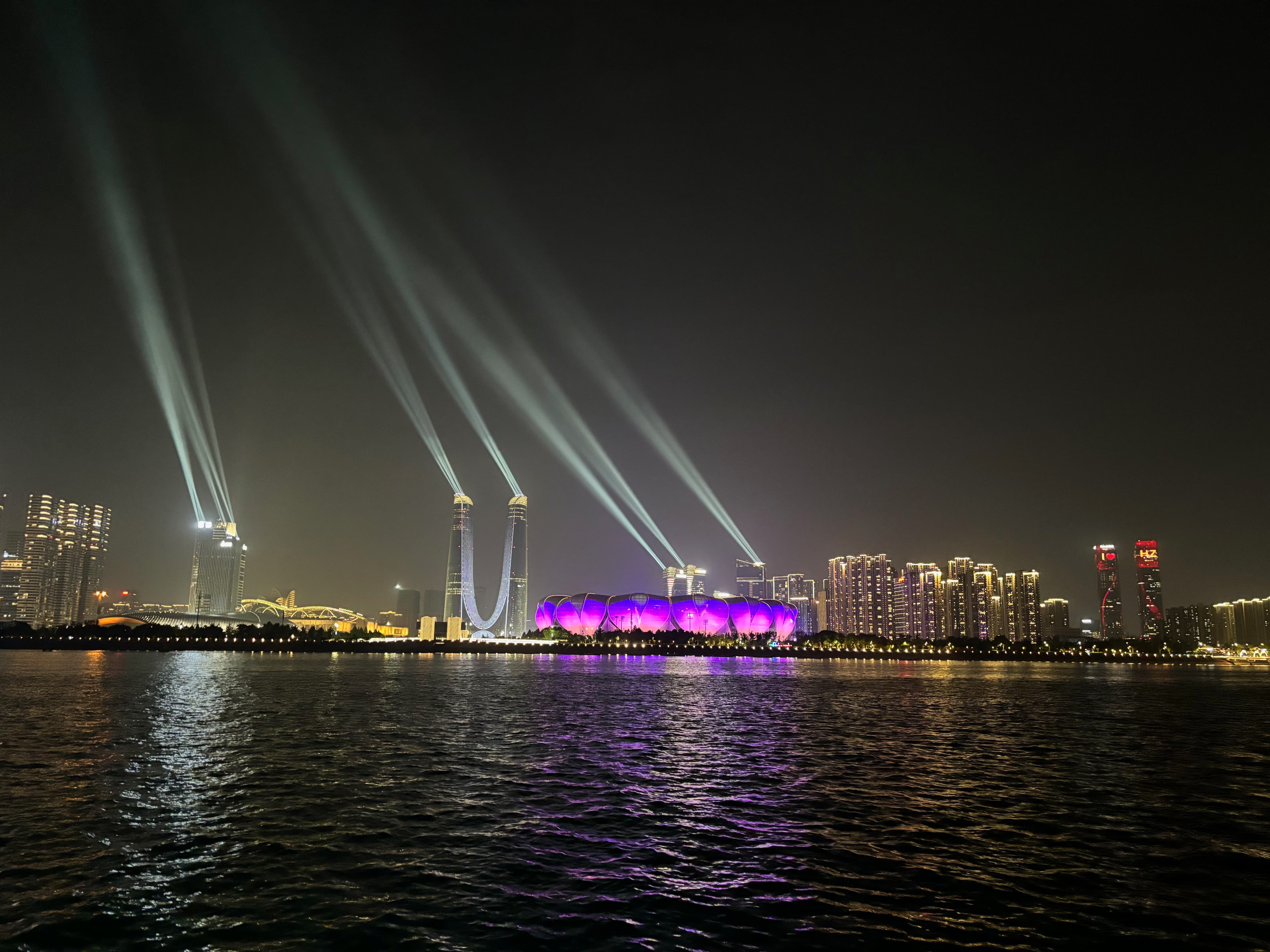 钱塘江夜游江景  202404